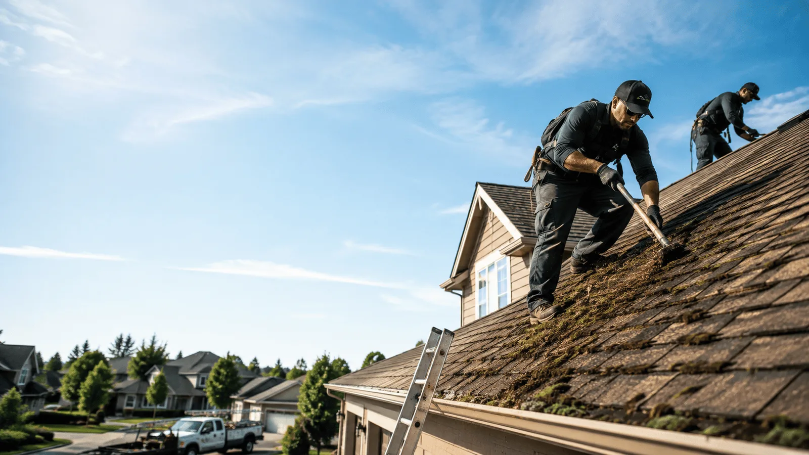Roof Moss Removal in Van Meter, IA near me